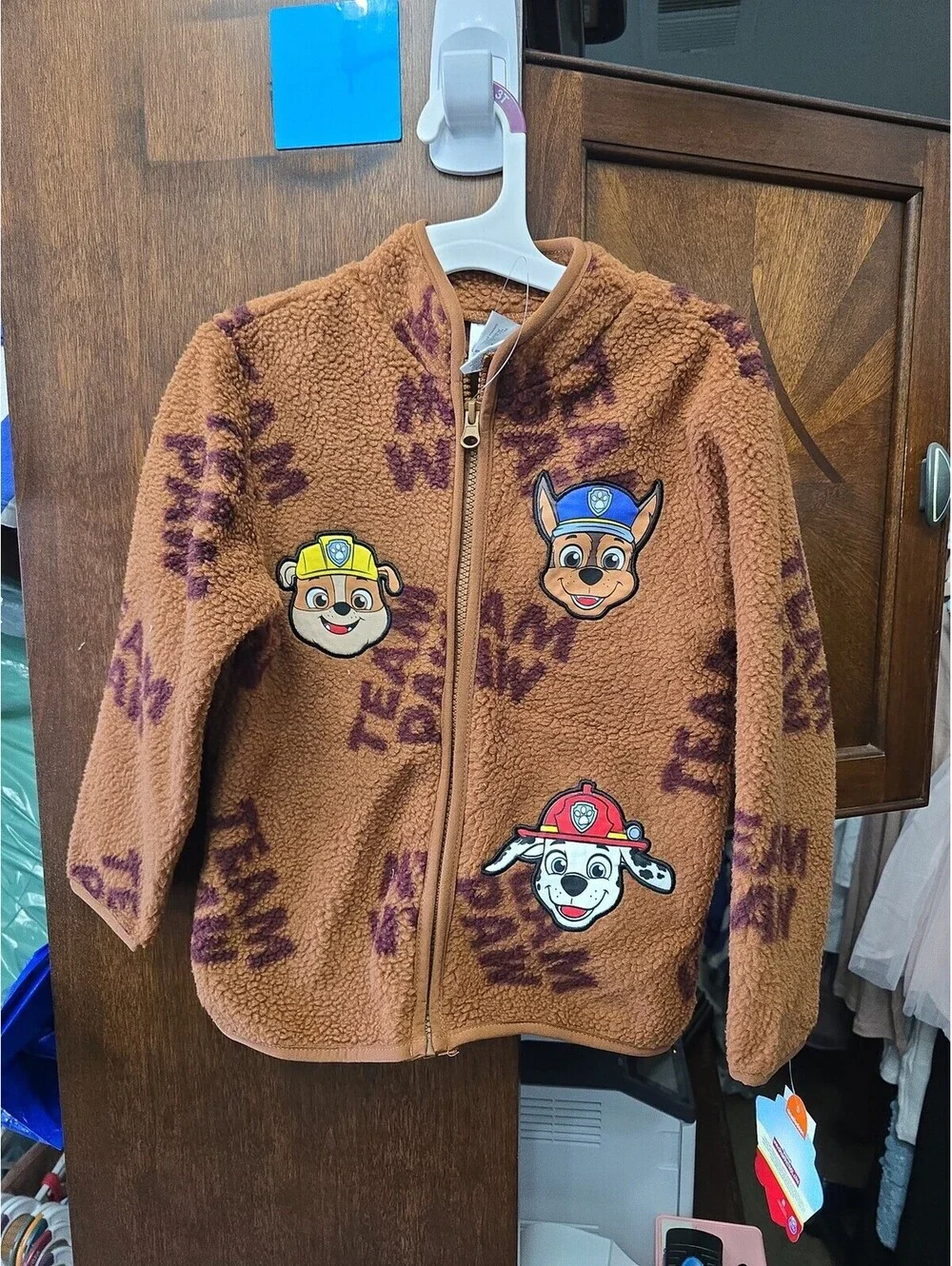 5t brand new paw patrol fleece jacket item 120G2